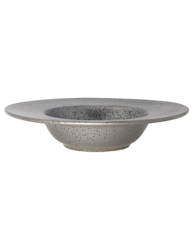 Đĩa Tráng Miệng Tròn Yanco DB-610 Diamond Black 296ml - Sứ, Dark Bronze