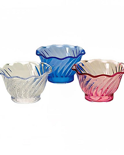 Đĩa Tráng Miệng Tulip Xoắn Thunder Group PLDS005B 148 ml, Nhựa