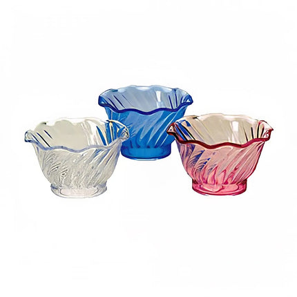 Đĩa Tráng Miệng Tulip Xoắn Thunder Group PLDS005B 148 ml, Nhựa