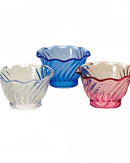 Đĩa Tráng Miệng Tulip Xoắn Thunder Group PLDS005P 148 ml, Tím
