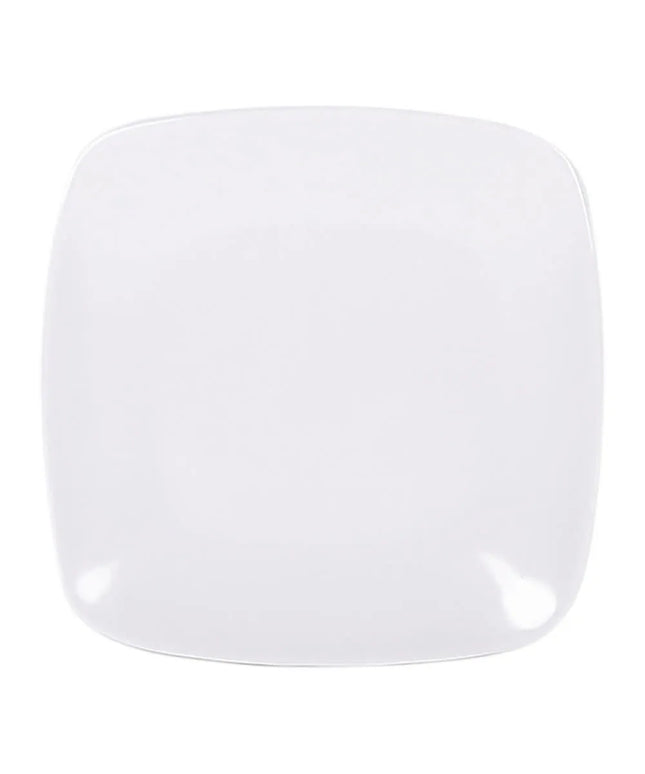 Đĩa Tráng Miệng Vuông Elite Global Solutions Nhựa Melamine 16.8 cm, Màu Trắng (D7SQR-W)