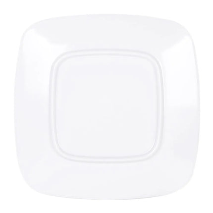 Đĩa Tráng Miệng Vuông Elite Global Solutions Nhựa Melamine 16.8 cm, Màu Trắng (D7SQR-W)