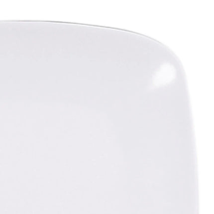 Đĩa Tráng Miệng Vuông Elite Global Solutions Nhựa Melamine 16.8 cm, Màu Trắng (D7SQR-W)
