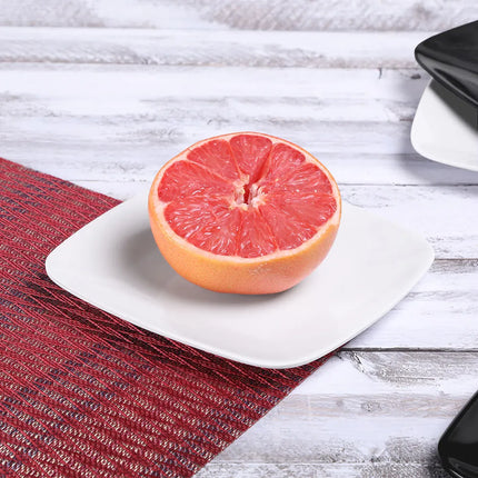 Đĩa Tráng Miệng Vuông Elite Global Solutions Nhựa Melamine 16.8 cm, Màu Trắng (D7SQR-W)