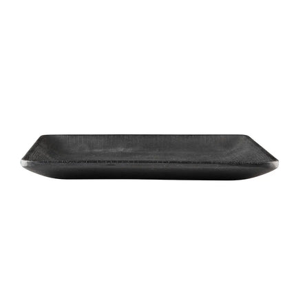Đĩa Tráng Miệng Vuông Nhựa Melamine Elite Global Solutions 15.2cm, Màu Đen (ECO66SQ-B)