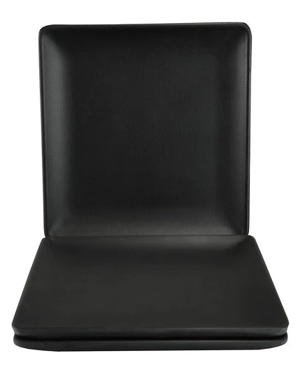 Đĩa Tráng Miệng Vuông Nhựa Melamine Elite Global Solutions 15.2cm, Màu Đen (ECO66SQ-B)