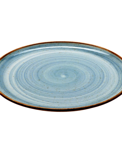 Đĩa Tròn Artisan GET 22.9 cm - Sứ Porcelain, Xanh Dương (PA1604712324)