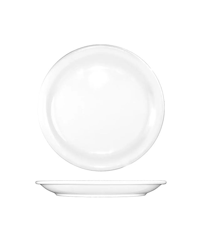 Đĩa Tròn Brighton™ ITI BR-16 26.4 cm, Sứ, Trắng Châu Âu