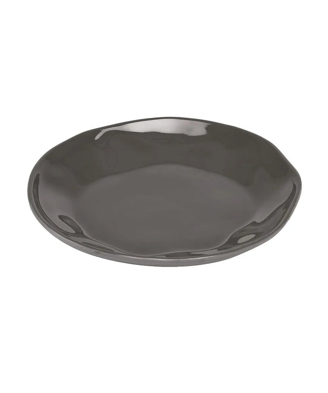 Đĩa Tròn Cal-Mil 22304-7-101 Melamine Marin 16.5 cm, Màu Tro Đậm