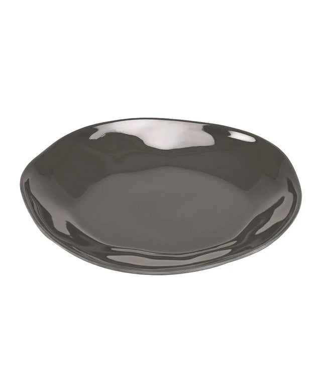 Đĩa Tròn Cal-Mil 22304-9-101 Melamine Marin 22.2 cm, Màu Tro Đậm