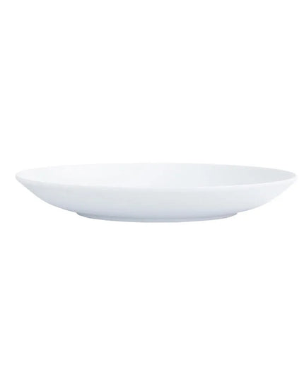 Đĩa Tròn Cal-Mil 22390-7-15 Melamine Coupe 17.8 cm, Trắng/Bề Mặt Nhám