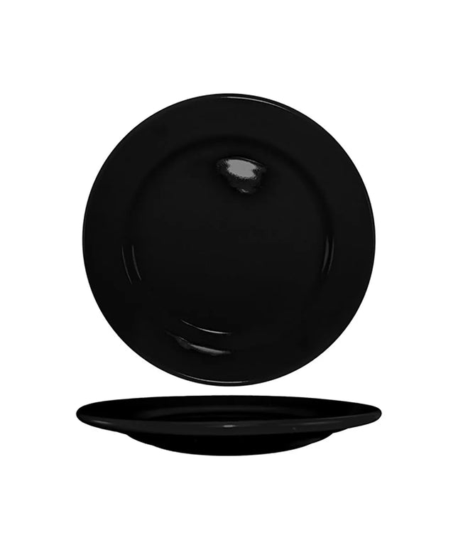 Đĩa Tròn Cancun™ ITI 16.8 cm - Gốm Sứ, Đen (CA-6-B)