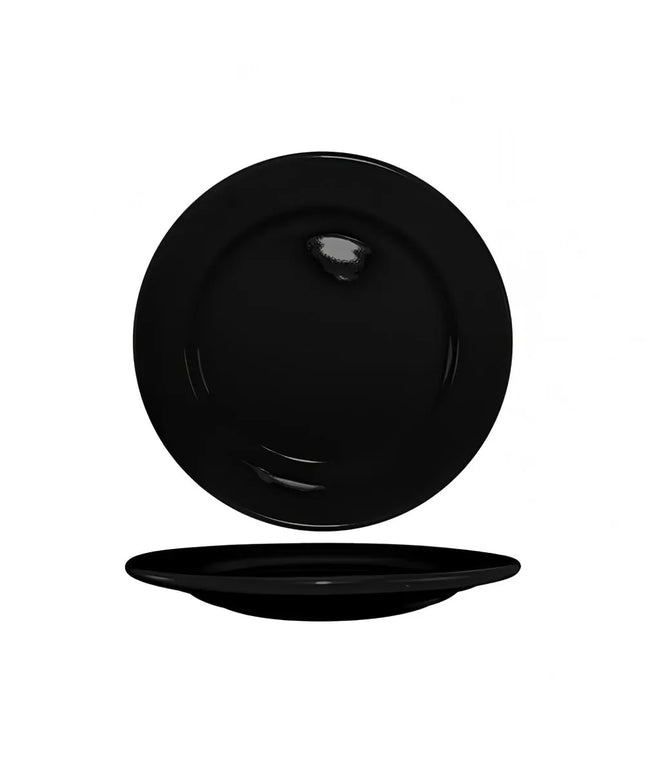 Đĩa Tròn Cancun™ ITI 18.1 cm - Gốm Sứ, Đen (CA-7-B)