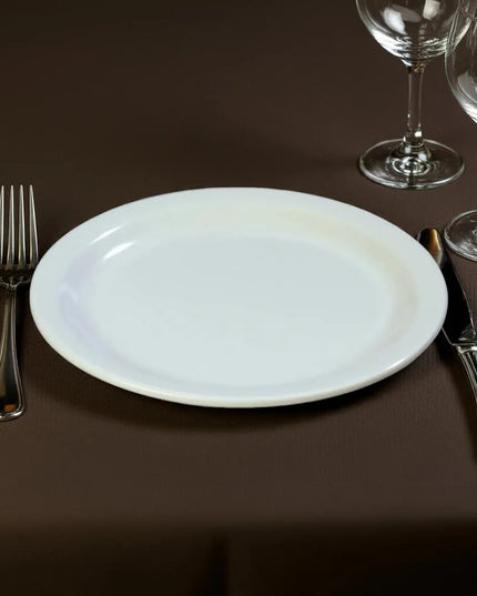 Đĩa Tròn Carlisle 22.9 cm - Melamine, Trắng (4350102)