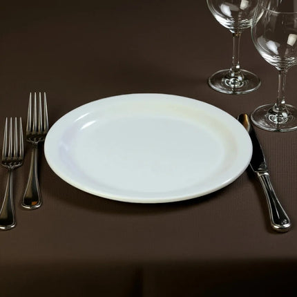 Đĩa Tròn Carlisle 22.9 cm - Melamine, Trắng (4350102)