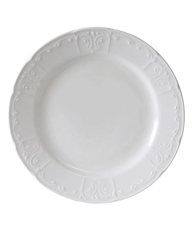 Đĩa Tròn Chicago Tuxton CHA-104 26.7 cm, Sứ, Trắng