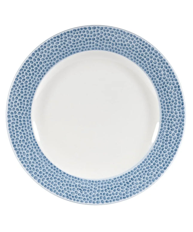 Đĩa Tròn Churchill 21 cm - Sứ China, Ocean Blue (OCISIP81)