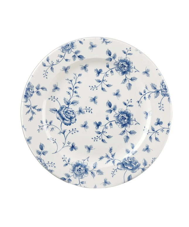 Đĩa Tròn Churchill Dòng Vintage Prints Profile 20.3 cm - Gốm, Họa Tiết Prague Rose Chintz (RCPVP81)