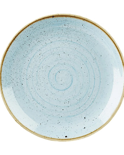 Đĩa Tròn Churchill Stonecast 22 cm - Gốm, Duck Egg Blue (SDESEVP81)