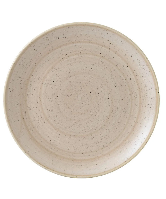 Đĩa Tròn Churchill Stonecast 26cm - Gốm, Nutmeg Cream (SNMSEV101)