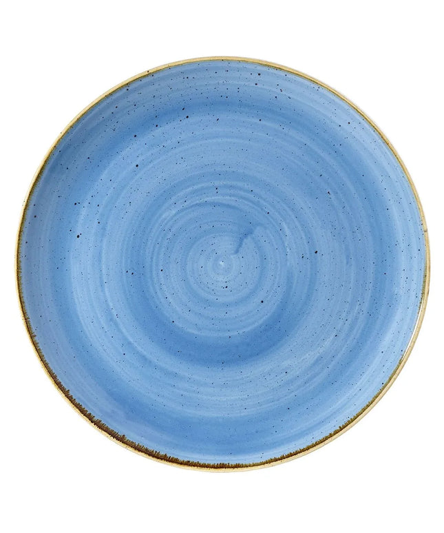 Đĩa Tròn Churchill Stonecast 26cm - Gốm, Xanh Cornflower (SCFSEV101)