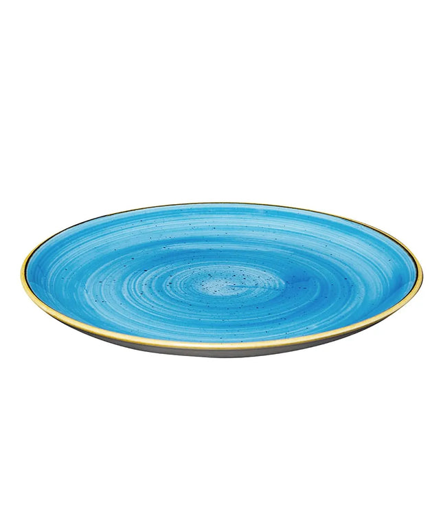 Đĩa Tròn Churchill Stonecast 28.6cm - Gốm, Xanh Cornflower (SCFSEV111)