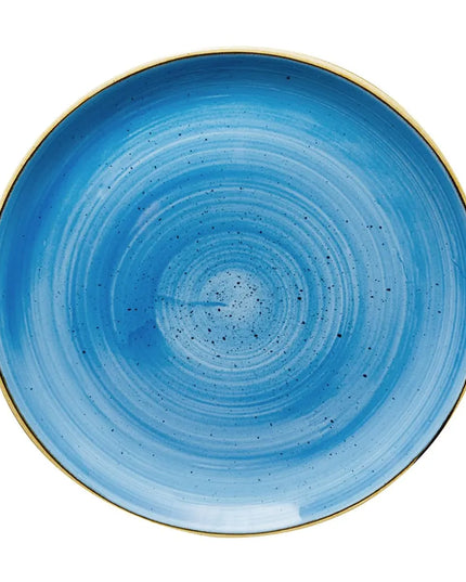 Đĩa Tròn Churchill Stonecast 28.6cm - Gốm, Xanh Cornflower (SCFSEV111)