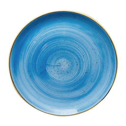 Đĩa Tròn Churchill Stonecast 28.6cm - Gốm, Xanh Cornflower (SCFSEV111)
