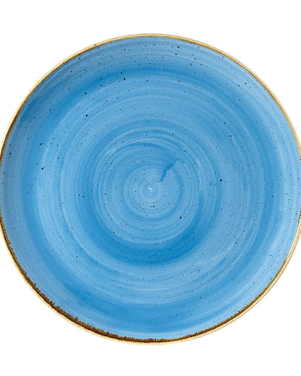 Đĩa Tròn Churchill Stonecast 28.6cm - Gốm, Xanh Cornflower (SCFSEV111)