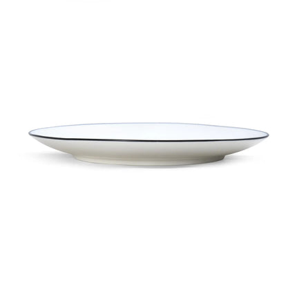 Đĩa Tròn Coupe Bistro Mikasa Hospitality 20.3 cm - Sứ Porcelain, Black Pinstripe (5260370)