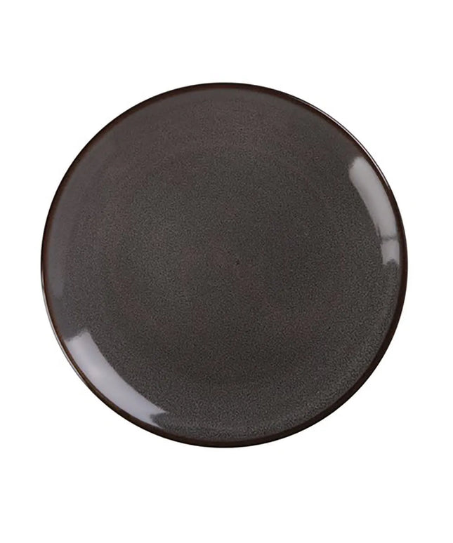Đĩa Tròn Coupe Ceramic Yanco PK-107 18.4 cm Màu Xám