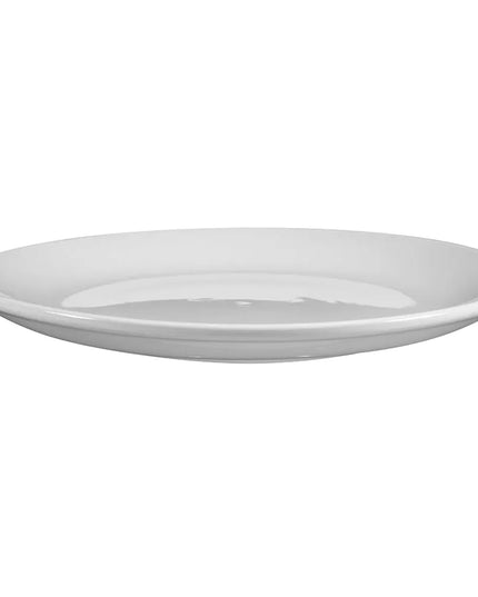 Đĩa Tròn Coupe Libbey 840-425C Dòng Porcelana™ 22.9 cm - Sứ, Trắng Sáng