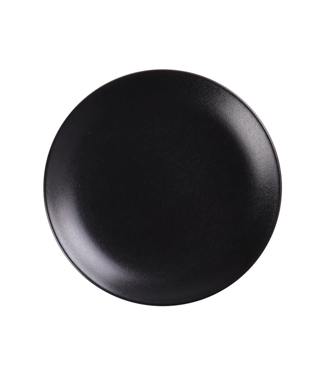 Đĩa Tròn Coupe Yanco NB-307 17.8cm - Gốm, Noble Black