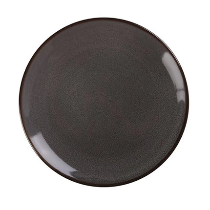 Đĩa Tròn Coupe Yanco PK-112 31.1 cm - Ceramic, Màu Xám