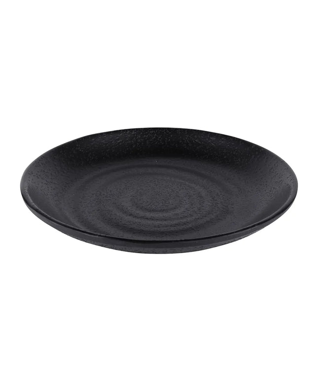 Đĩa Tròn Elite Global Solutions Nhựa Melamine 12.7 cm, Màu Đen (JW7005-B)
