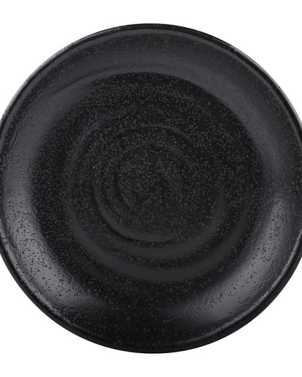 Đĩa Tròn Elite Global Solutions Nhựa Melamine 12.7 cm, Màu Đen (JW7005-B)