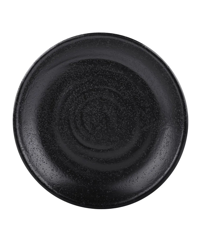 Đĩa Tròn Elite Global Solutions Nhựa Melamine 12.7 cm, Màu Đen (JW7005-B)
