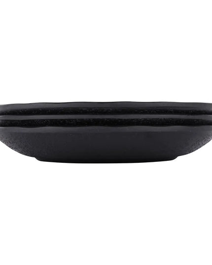 Đĩa Tròn Elite Global Solutions Nhựa Melamine 12.7 cm, Màu Đen (JW7005-B)