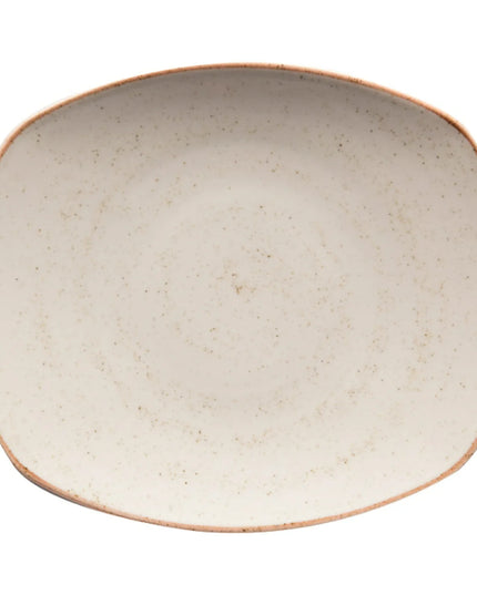 Đĩa Tròn GET 30.5cm Dòng Artisan - Sứ, Màu Be (PP1605722912)