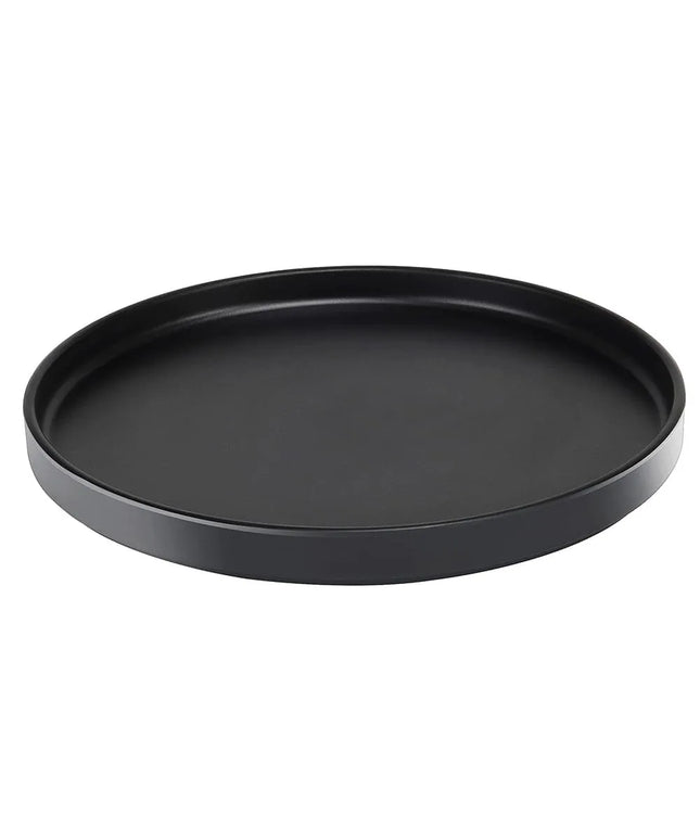 Đĩa Tròn Hudson Nhựa Melamine Cal-Mil 22026-10-13, 26 cm, Màu Đen