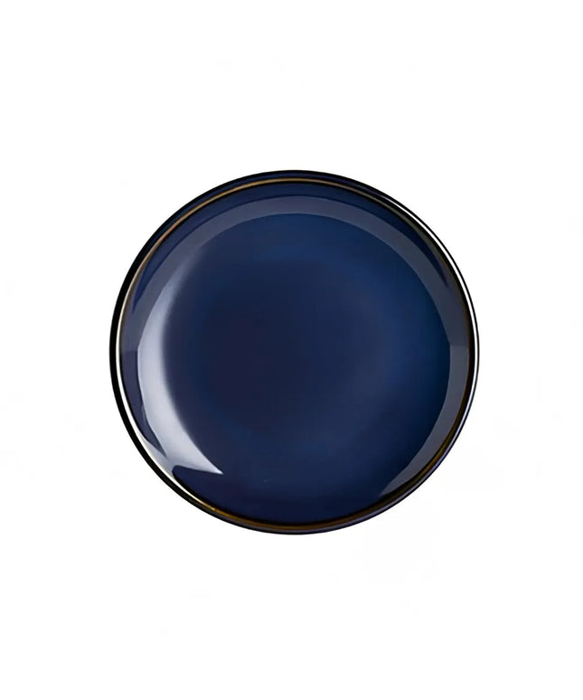 Đĩa Tròn Indigo Homer Laughlin HL3049026 16.5 cm - Sứ China, Màu Indigo