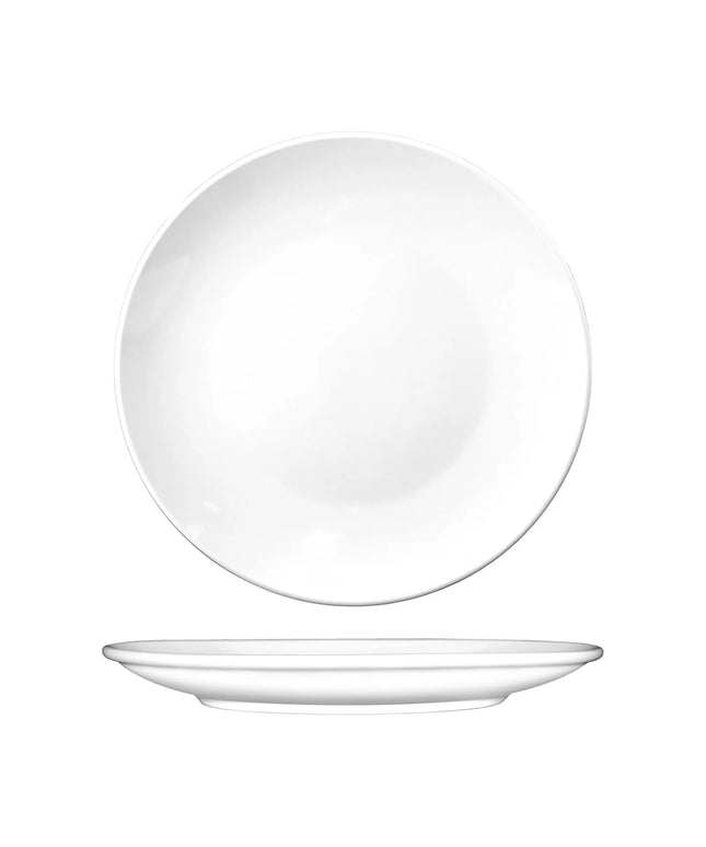 Đĩa Tròn ITI Torino™ 16.8cm - Sứ, Trắng European (TN-7)