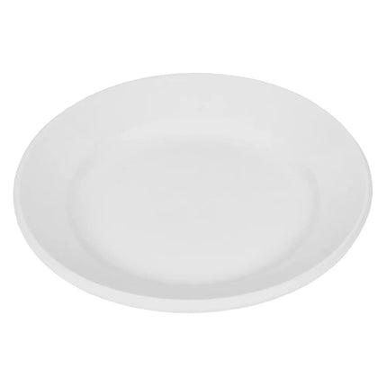 Đĩa Tròn Libbey 840-410R-23 15.9 cm - Vành Rộng, Mép Cuộn, Trắng Sáng, Porcelana