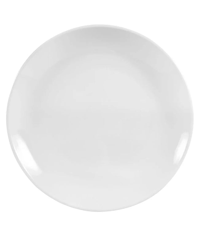 Đĩa Tròn Libbey 840-435C Sứ 24.1 cm, Coupe, Màu Trắng Sáng, Porcelana