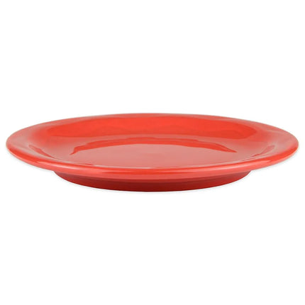 Đĩa Tròn Libbey 903034009 15.9cm với Họa Tiết & Kiểu Dáng Khắc Cantina, Thân Flint, Màu Cayenne