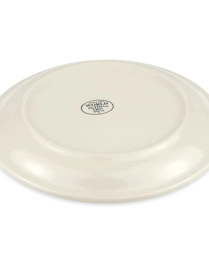 Đĩa Tròn Libbey DSD-16 26.7cm Dòng Desert Sand - Đốm, 2 Viền Nâu