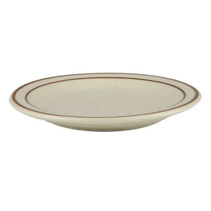 Đĩa Tròn Libbey DSD-5 14 cm Màu Cát Sa Mạc - Lốm Đốm, (2) Viền Nâu
