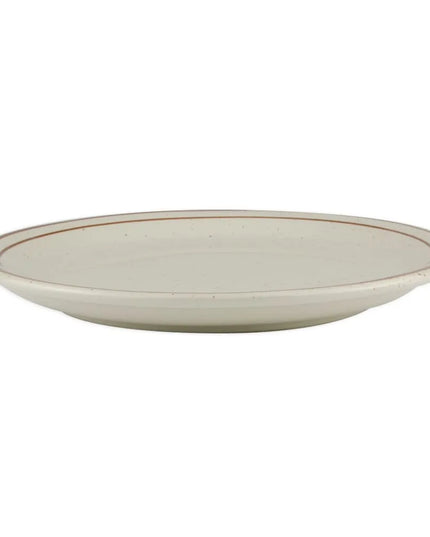 Đĩa Tròn Libbey DSD-8 22.9cm Desert Sand - Lốm Đốm, (2) Viền Nâu