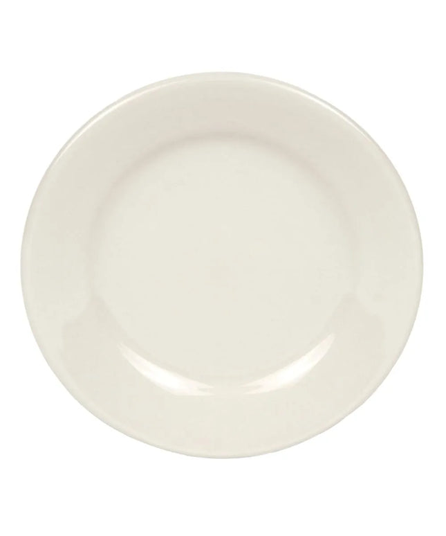 Đĩa Tròn Libbey PWC-31 15.9 cm Mép Cuộn - Gốm Sứ, Princess White
