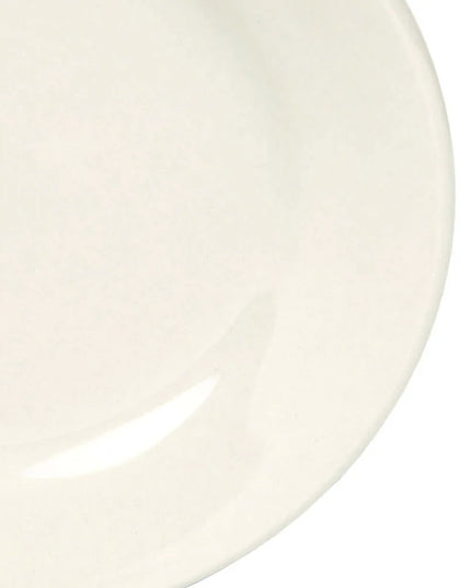 Đĩa Tròn Libbey PWC-31 15.9 cm Mép Cuộn - Gốm Sứ, Princess White